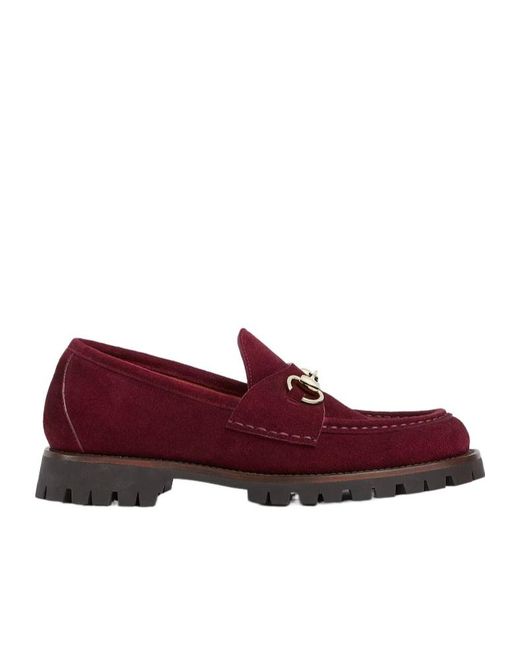 Gucci Red Loafer With Horsebit, Uk