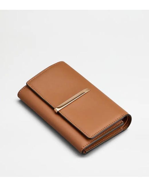 Tod's Brown Leather Wallet