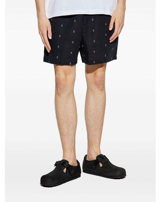 Rag & Bone Blue Shorts With Pockets for men
