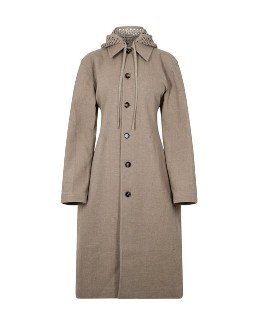 Bottega Veneta Natural Midilength Tailored Coat