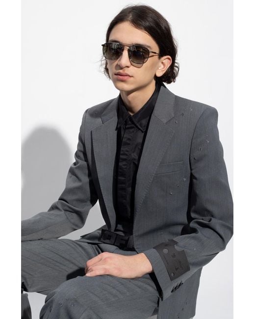 Tom Ford Metallic Aviator Sunglasses for men