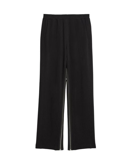 Helmut Lang Black Gusset Sweatpants for men
