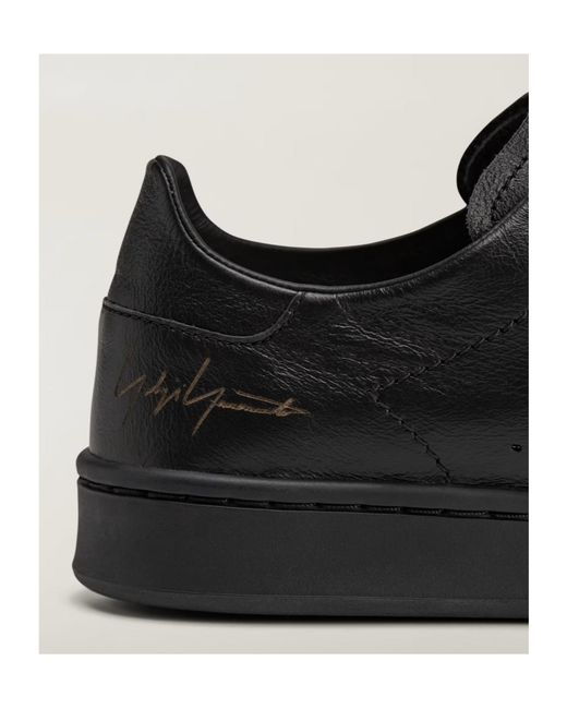 Y-3 Black Stan Smith Low-Top Sneakers for men