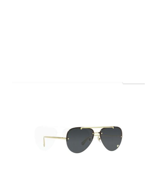 Versace Multicolor Eyewear Medusa Glam Aviator Frame Sunglasses