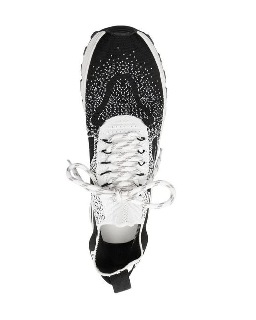 DSquared² White Run Ds2 Low-Top Lace-Up Sneakers for men