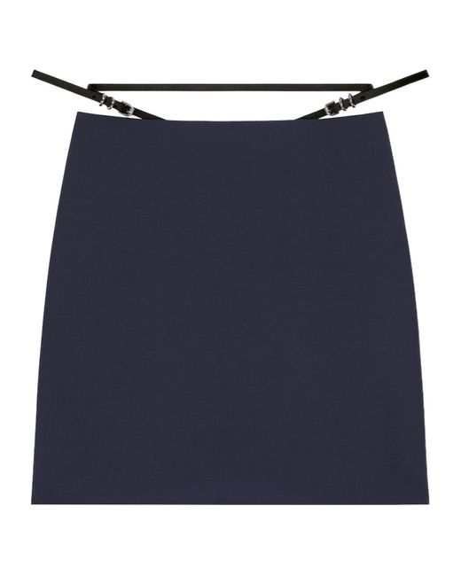 Givenchy Blue Voyou Skirt