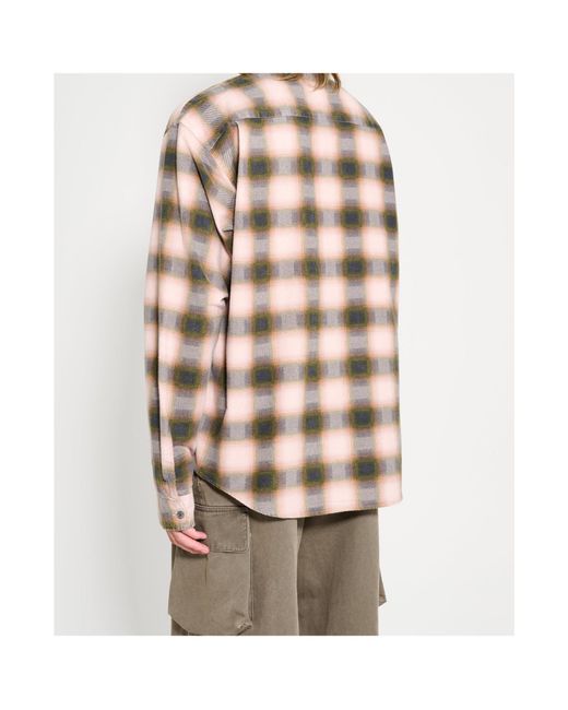 Stussy Natural Plaid Shirt for men