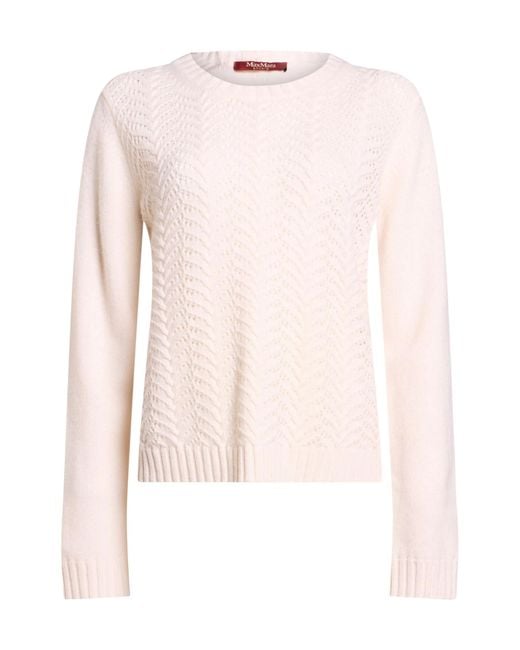 Max Mara Pink Solid Color Jumpers