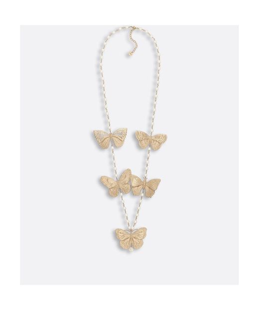 Dior White Métamorphose Long Necklace