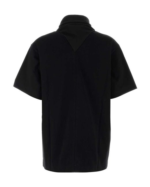 Carven Black Scarf Detail T-Shirt
