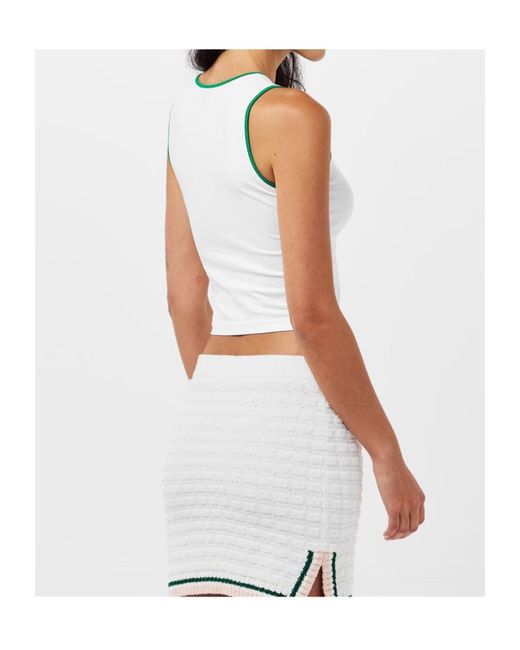 Casablanca White Logo Patch Vest