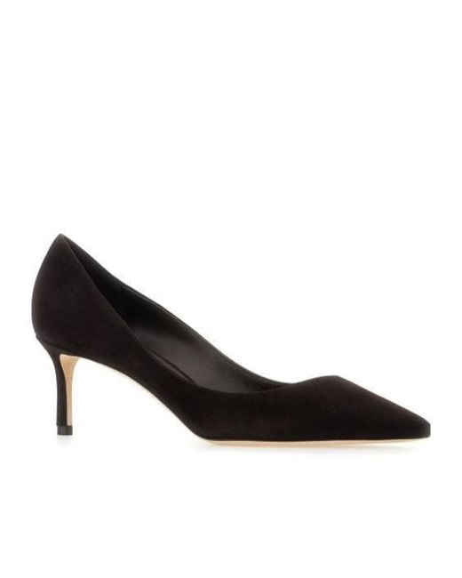Jimmy Choo Black Romy 60 Pointed-Toe Pumps