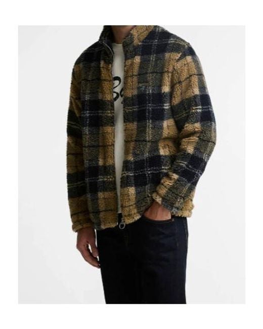 Barbour Multicolor Birchwood Checked Teddy Jacket for men