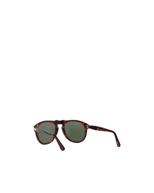 Persol Green Oval Frame Sunglasses
