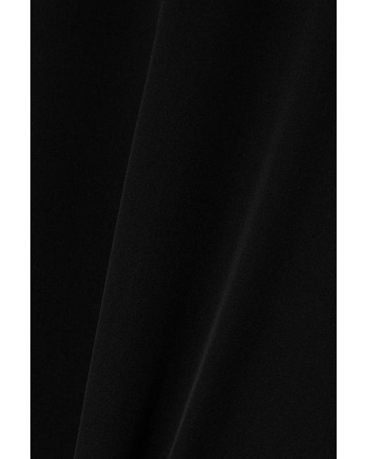 Theory Black Georgette Fitted Shirt