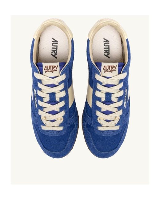Autry Blue Windspin Low Shoes for men