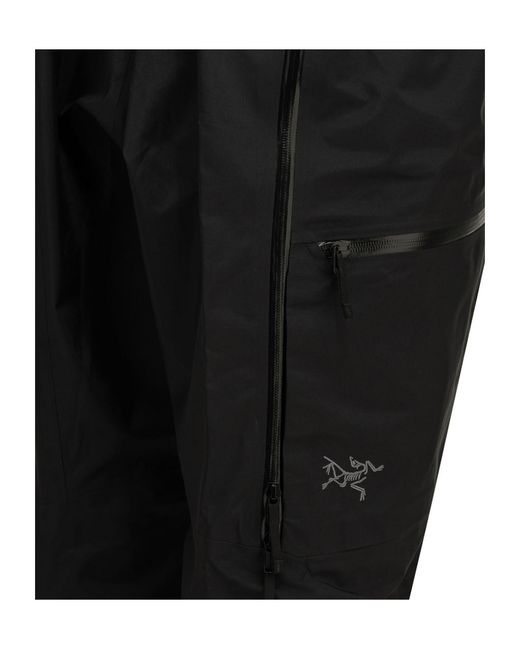 Arc'teryx Black 'Sabre' Gore-Tex Epe 3L Overalls for men