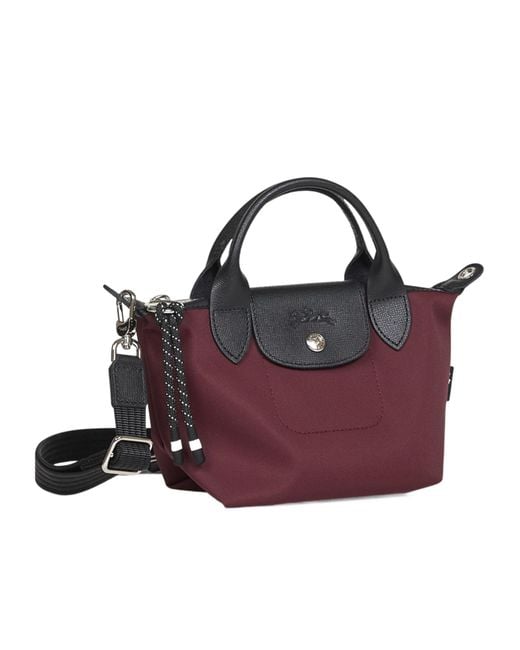 Longchamp Purple Le Pliage Energy Xs Top Handle Bag