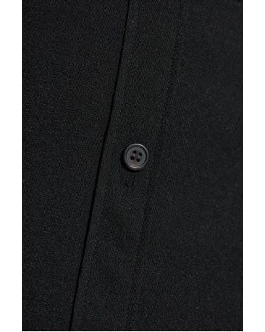 Issey Miyake Black Like Torso Like Shirt Buttoned Skirt