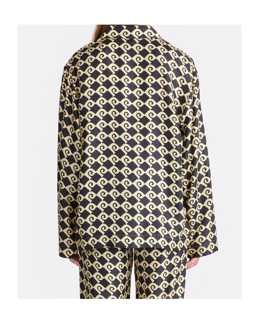 Nanushka Green Geometric Shirt