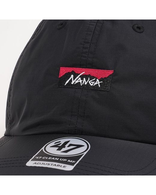 NANGA Black Aurora Tex Baseball Cap for men