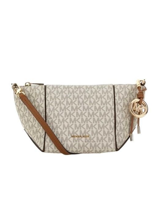 MICHAEL Michael Kors White Small Jordi Crossbody Bag