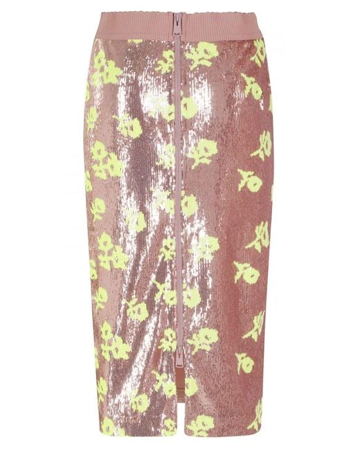 Essentiel Antwerp Multicolor Jorinda Sequin Pencil Skirt