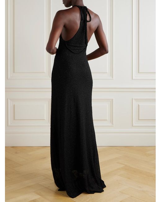 Christopher Esber Black Belted Dress