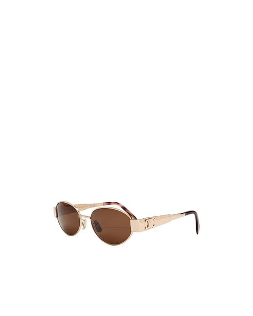 Céline White Metal Sunglasses