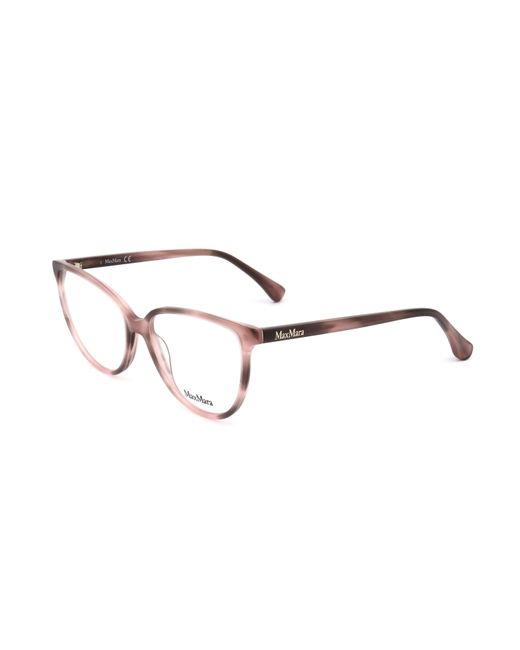 Max Mara White Cat-Eye Glasses