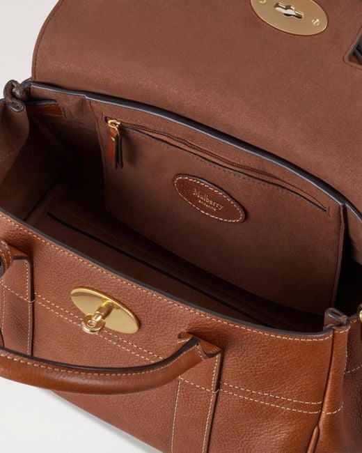 Mulberry Brown Bayswater Small Top Handle Bag