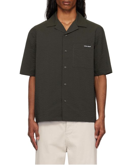 Maison Kitsuné Gray Maison Kitsuné Resort Shirt for men