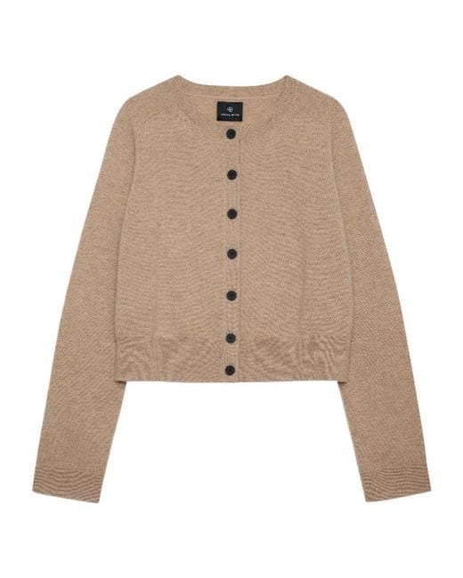 Anine Bing Natural Joye Cardigan