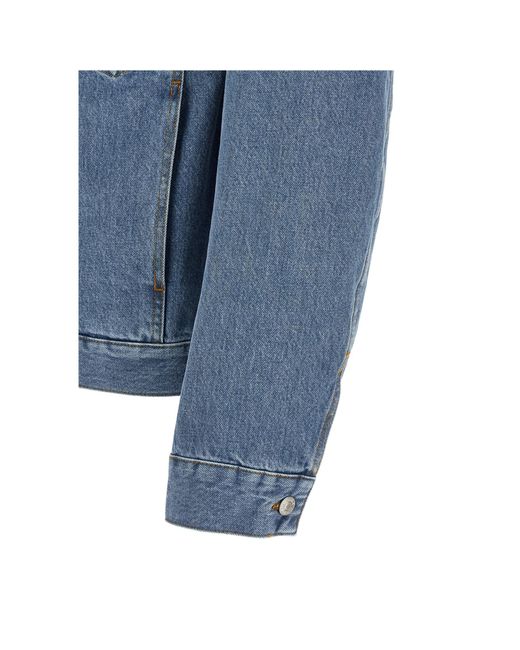 Dries Van Noten Blue Vuskin Den Jacket for men