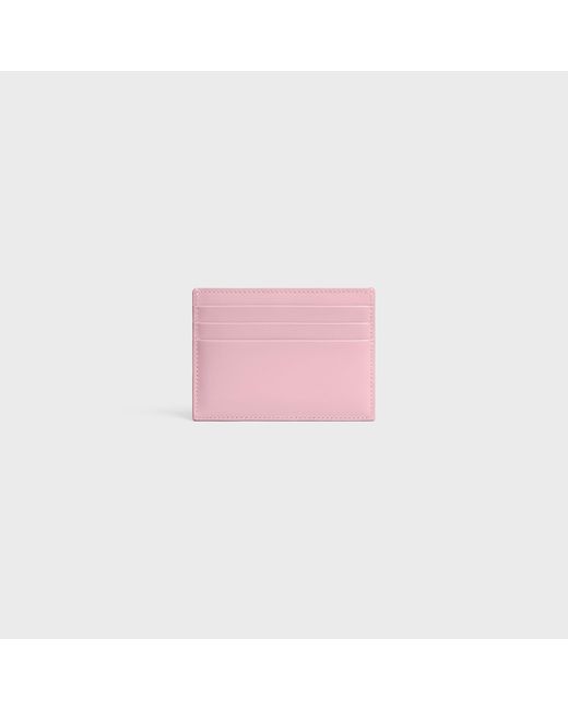 Céline Pink Card Holder Triomphe
