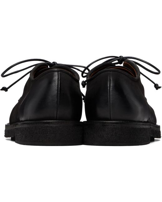 Marsèll Black Moccar Derby Shoes for men