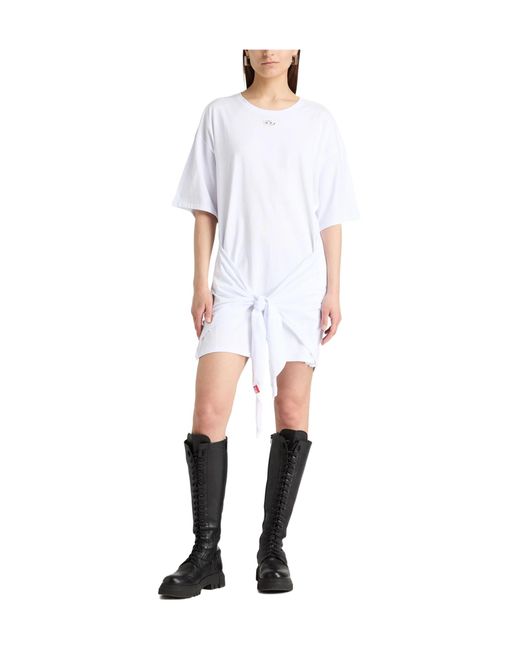 DIESEL White Short Dresses