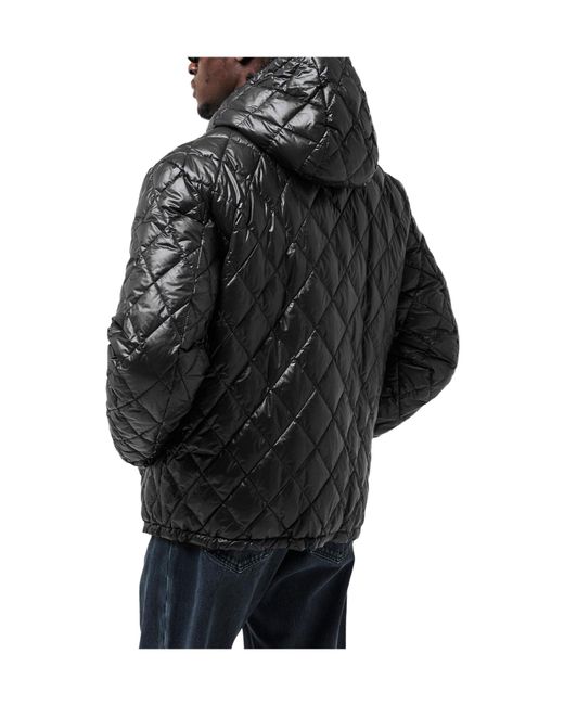 Prada Black Quilted Short Puffer Jacket for men