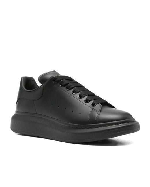 Alexander McQueen Black Lace-Up Sneakers for men
