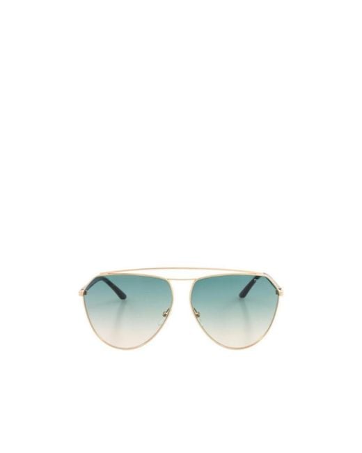 Tom Ford Blue Logo Sunglasses