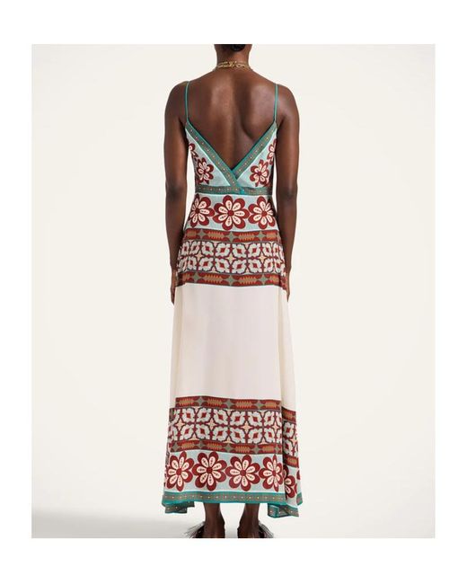 LaDoubleJ Natural Turn Around Floral-Print Maxi Dress