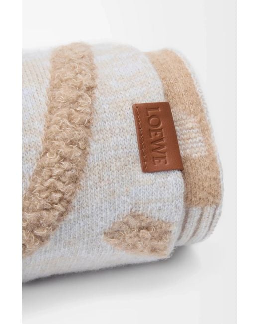 Loewe White Rectangular Scarf