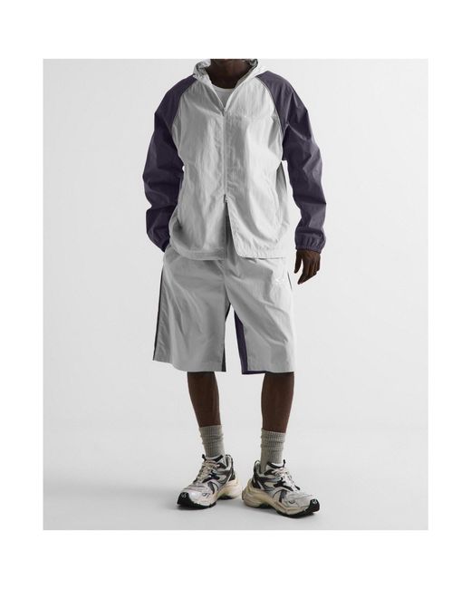 Balenciaga White Woven Tracksuit Shorts for men