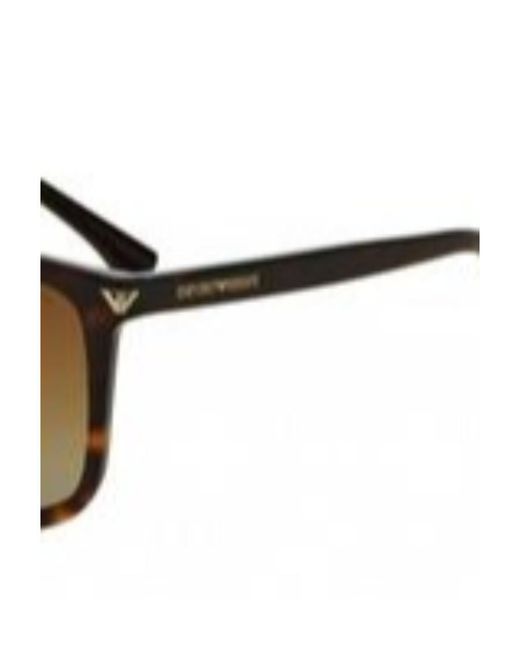 Emporio Armani Metallic Square Sunglasses