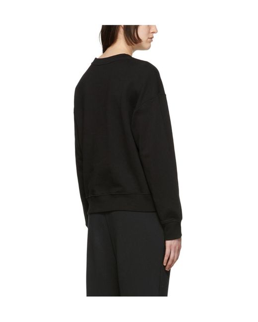 Moncler Black Palm-Patch Cotton Sweatshirt