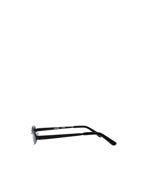The Attico White Norma Sunglasses