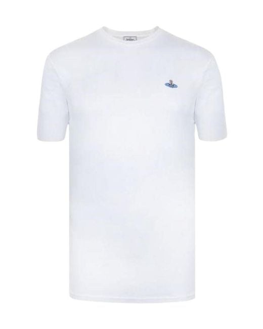 Vivienne Westwood White Logo Short-Sleeved T-Shirt for men