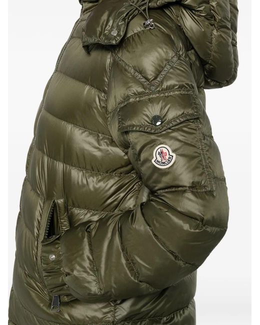 Moncler Green Dalles Hooded Down Jacket