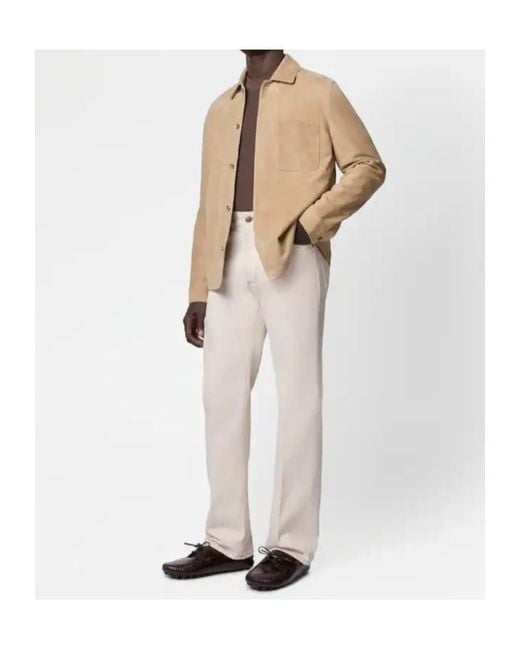 Tod's Natural Pashmy Shirt Jacket for men