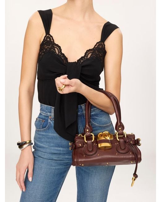 Chloé Brown Chloé Paddington Small Shoulder Bag